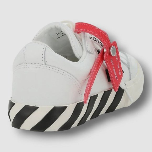Off-White Unisex Kid's White Low Top Vulcanized Sneaker Shoe Sz EU 31/US 13 - Picture 2 of 5